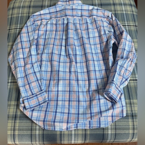 Vineyard Vines Classic Fit Murray Shirt Plaid Whale Large Button Down cotton - Picture 5 of 6